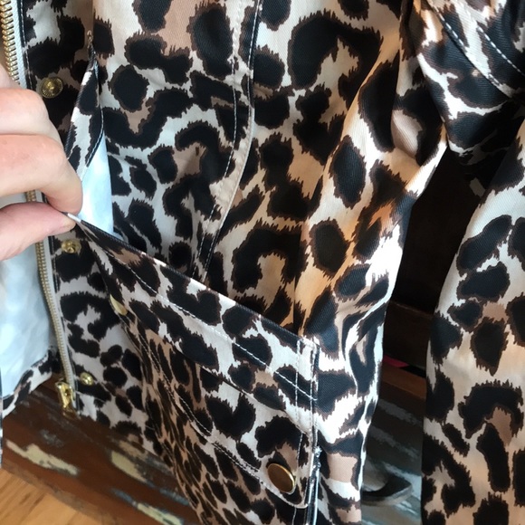 J.Crew Barn Jacket in Leopard NWT Sz Small - Picture 5 of 9